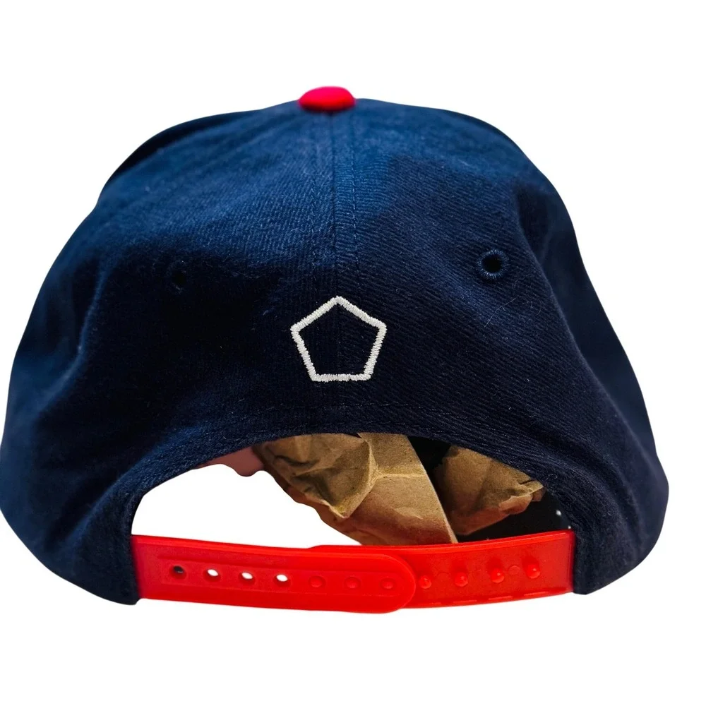 Talisman & Co USA 94 Soccer Snapback Hat Cap USMNT Blokecore Vintage Style Navy
